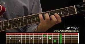 How To Play a D# (Sharp) Chord On The Guitar