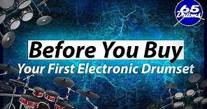 What You Should Know Before Buying Your First Electronic Drumset