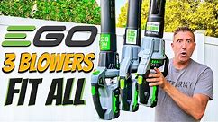 BEST BATTERY LEAF BLOWERS!! - EGO 56v Lineup Review 2022