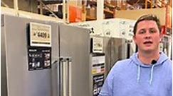 Most Expensive vs Least Expensive Fridge in Home Depot. Little bit of a difference 😂 | The Gibbons Group
