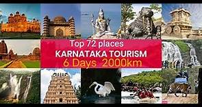 Karnataka Top 50 places/ All karnataka tour / Must visit tourist places in karnataka