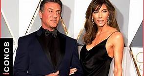 Esposa de Sylvester Stallone pide el divorcio y lo acusa de estafa