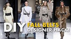 How To Make FALL Belts (Right Off the RUNWAY!) -By Orly Shani
