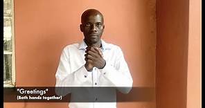 SLCZ: Lesson 1: Greetings (Zambian Sign Language Communication by Sign Language Channel of Zambia)