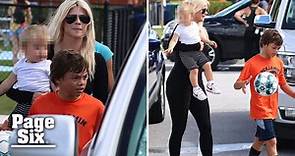 Elin Nordegren, Tiger Woods’ ex, seen with kids as golfer recovers from crash