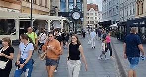 [4K] City walk Bydgoszcz - Poland