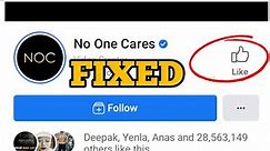 Fix Facebook Page Like Option Not Showing/Missing Problem Solved 2024