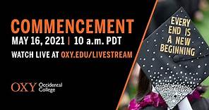 2021 Occidental College Commencement
