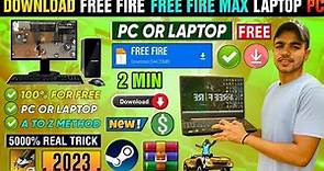 💻 FREE FIRE DOWNLOAD PC OR LAPTOP | FREE FIRE MAX DOWNLOAD PC | HOW TO ...