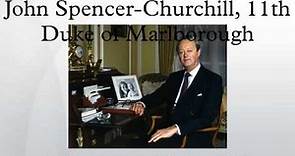 John Spencer-Churchill, 11th Duke of Marlborough