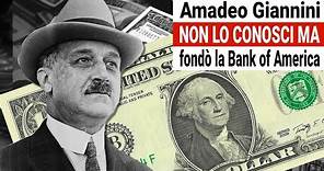 Amadeo Giannini è SCONOSCIUTO ma rivoluzionò l'America finanziando gli immigrati Italiani
