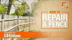 How To Repair a Fence | The Home Depot with @thisoldhouse
