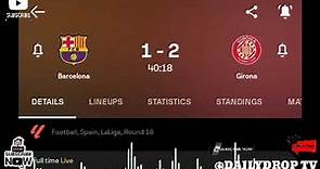 Miguel Gutiérrez Amazing Goal, Barcelona vs Girona Match Ongoing