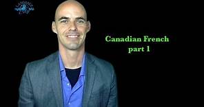 French lesson on Canadian French part 1