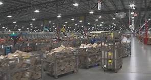 Portland USPS Processing and Distribution Center takes on the holiday rush