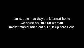 Rocket Man-Elton John (lyrics)