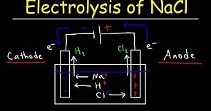 Electrolysis of Sodium Chloride - Electrochemistry