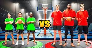 Can 5ft Hoopers Beat 7Ft Hoopers in Trampoline Basketball?