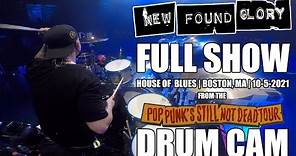 New Found Glory - Cyrus Bolooki - FULL SHOW (Drum Cam) - House of Blues - Boston, MA - 10-5-2021