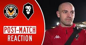 🗣 DARRON GIBSON | Newport County 0 0 Salford City (Salford won 6-5 on pens) post match interview