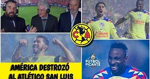 AMÉRICA SIN PIEDAD GOLEÓ al Atlético San Luis y tiene final LIGA MX en el bolsillo | Futbol Picante