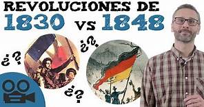 Diferencias entre la revolución de 1830 y la de 1848