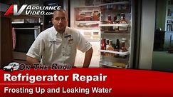 Refrigerator Repair Frosting & leaking water -Kitchenaid, Whirlpool,Maytag,Roper,Kenmore,Sears,Amana