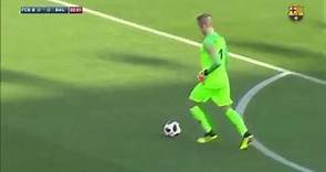Iñaki Peña vs. Atlético Baleares(Debut) ● Footwork ● Barcelona B ● Segunda B 2018/19