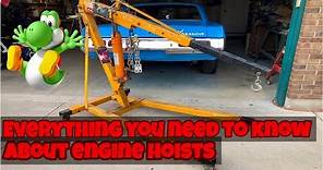 How To Use An Engine Hoist
