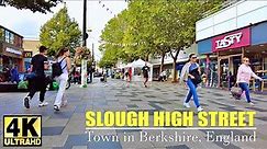 Slough High Street walking tour | Slough town Centre | Town in Berkshire England | 4K