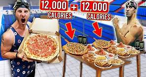 12,000+ Calorie Michael Phelps Diet Challenge..DOUBLED!