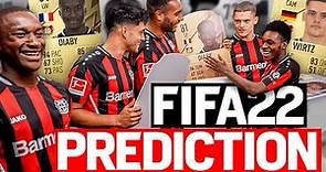 "Schussstärke nur 27???" 😱 | FIFA22 Prediction mit Wirtz, Diaby, Amiri, Tah & Frimpong