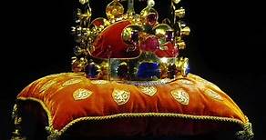The Bohemian Crown of St. Wenceslas made for the coronation of Charles IV in 1346. #medievalhistory #history #coronation #royalhistory holy roman emperor king royal crowns medieval crowns