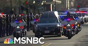 Officers Pay Somber Tribute To Fallen Capitol Police Officer Brian Sicknick | MSNBC