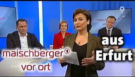 "maischberger. vor ort" aus Erfurt – mit Katja Kipping, Mario Voigt und Tino Chrupalla (11.3.2020)