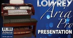 The new Lowrey Aria Pro EX6000 home organ
