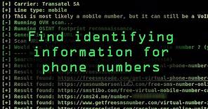 Find Information from a Phone Number Using OSINT Tools [Tutorial]