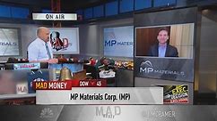 MP Materials CEO talks rare earth mining and the electric vehicle boom