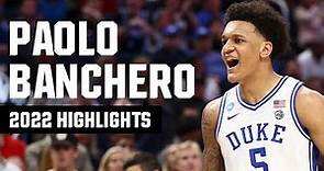 Paolo Banchero 2022 NCAA tournament highlights