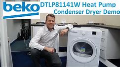 Beko DTLP81141W Heat Pump Condenser Tumble Dryer