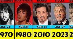Evolution: Sylvester Stallone From 1969 To 2023