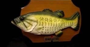 Gemmy Billy Bass Animatronic Fish Singing "Don't Worry be happy.wmv