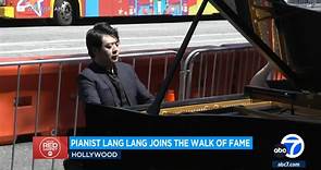 Classical music superstar Lang Lang sees star unveiled on Hollywood Walk of Fame
