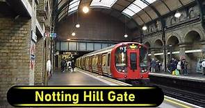Tube Station Notting Hill Gate - London 🇬🇧 - Walkthrough 🚶