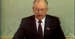 Chernobyl Nuclear Disaster: Gorbachev Speaks, May 14, 1986