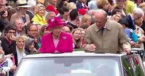 Prince Philip telling the Queen Mobile driver to "Hurry up!" - The Patron's Lunch.