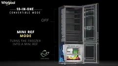 Whirlpool 355L Refrigerator INV 370 ELT Plus Bottom Freezer