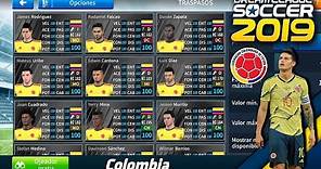Plantilla de la Selección de Colombia 2021-2022 para Dream League Soccer 2019
