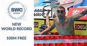NEW WORLD RECORD - Kyle CHALMERS // 100M Freestyle Short Course