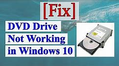 [Fix] DVD Drive Not Working in Windows 10